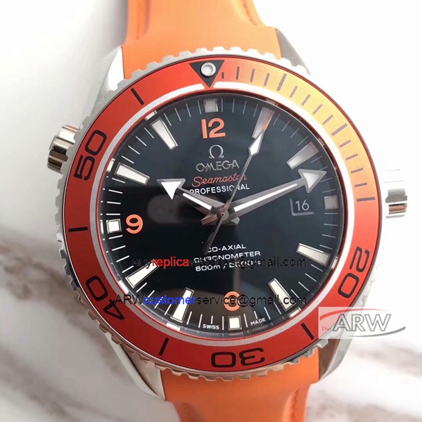 Clone Omega Seamaster Planet Ocean Orange Watch - Swiss 8500